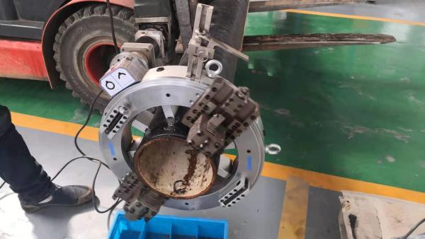DN450 Cold Cutting And Beveling Machine For Pipes Pipelines 18in Pipe Cold Cutting