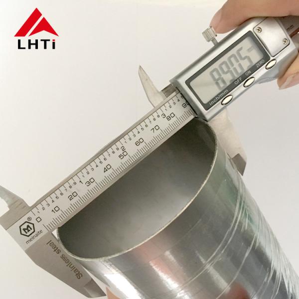 Tubos de titânio de 10 mm de diâmetro com boa soldabilidade excelente resistência ao calor