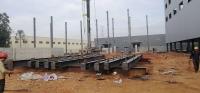 Construção de aço pré-fabricada da oficina com perfis de aço laminados a alta temperatura