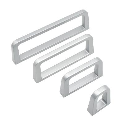 Os instrumentos pequenos em forma de u ligas de zinco de Matte Silver Handle Strong Metal puxam o punho