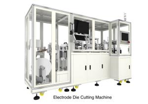 Fully Automatic Electrode Cutter Die Cutting With Gap Coating Rolls