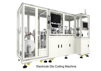Fully Automatic Electrode Cutter Die Cutting With Gap Coating Rolls