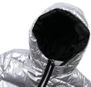 Winter Kids Lightweight Down Jacket ,  Plain Dyed Hooded Waterproof Puffer Coat