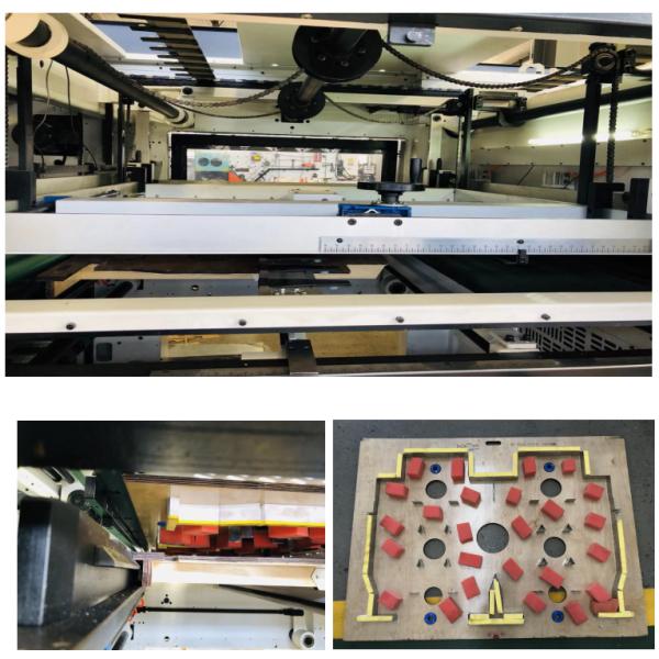 Коробка CE 1600 бумажная рифленая умирает автомат для резки 5500sheets/H