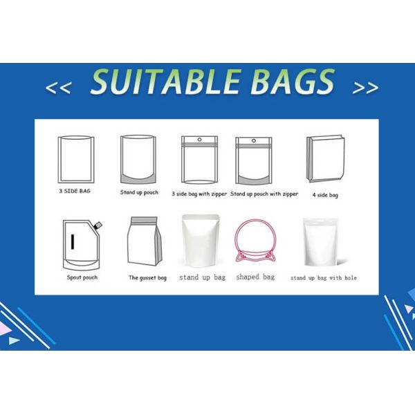 Automatic Horizontal Doypack Double Dual Sachet Pack Powder Liquid Filling Premade Pouch Twin Sachet Packaging Packing Machine