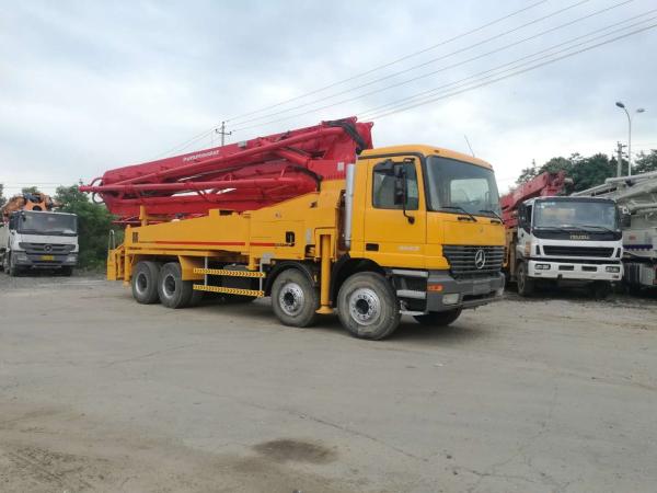 Putzmeister 42m Benz Second Hand Concrete Pump Truck 140m3/H 290kw