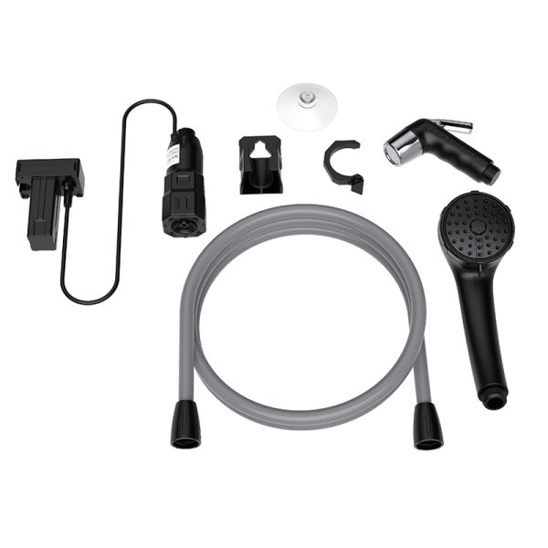 Latest Portable Rechargeable Shower Pump Set Camping & Hiking Accessories in Plastic Wholesale Price