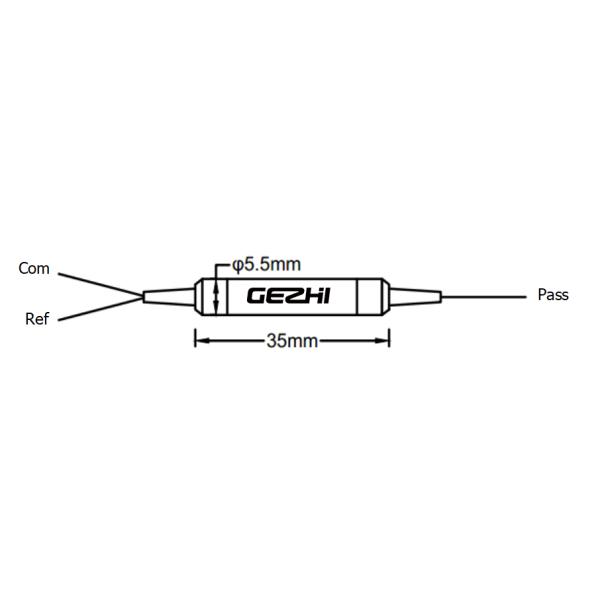 1260nm - поляризация 1620nm поддерживая грубый WDM для сетей CWDM/OADM