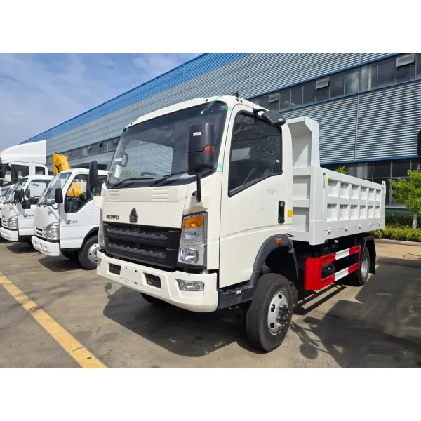 Reliable Haowo 4WD Dump Truck with 5t Loading Power