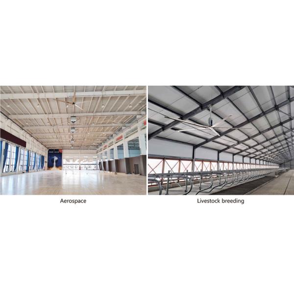 Крупные промышленные потолочные вентиляторы HVLS для заводских больших мастерских вентиляторов
