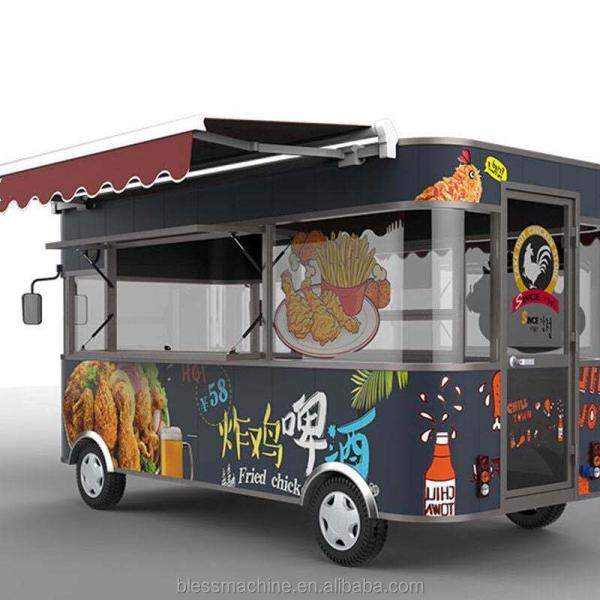 Stainless Steel Snack Food Catering Truck for and Durable Home Business in 's Market