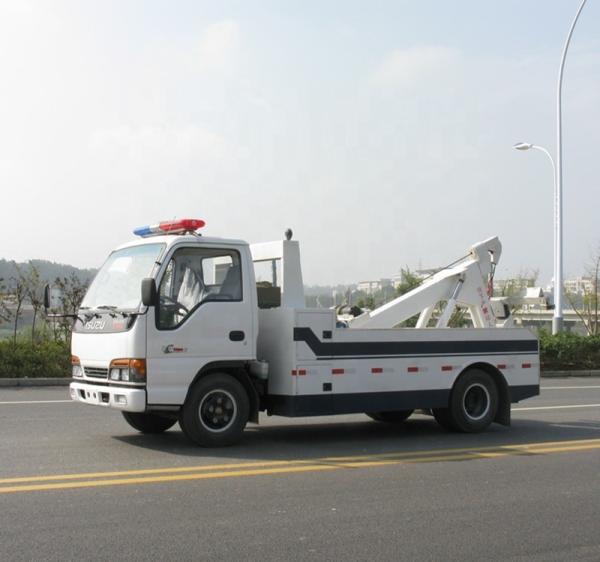 98hp 4tons One Pull One Road Wrecker Truck , Recovery Tow Truck 4x2 Left Hand Driven