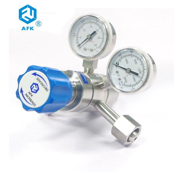 1/4 NPT 316L 3000PSI Stainless Steel Pressure Regulator