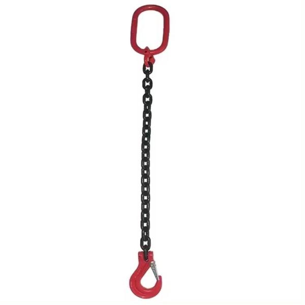 Grau 80 G80 ajustável 6 mm Chain Sling de perna única para elevação Diâmetro 8 mm