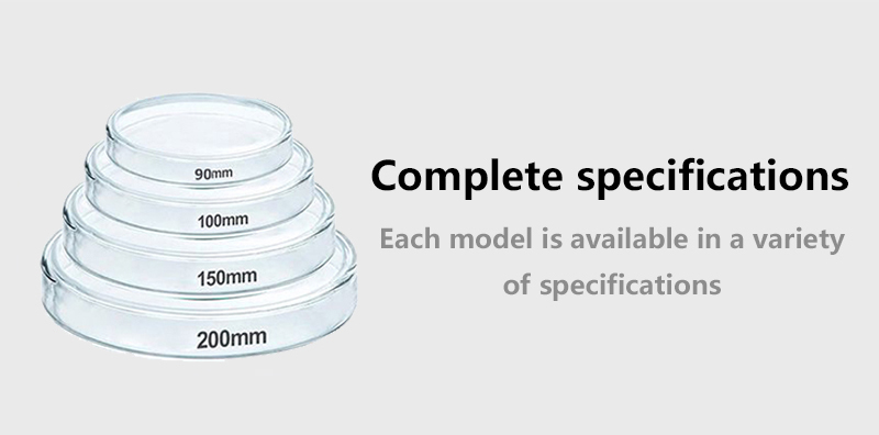 Pyrex Glass Plastic Polystyrene 90mm Petri Dishes Borosilicate Canister With Cover Fits Loosely