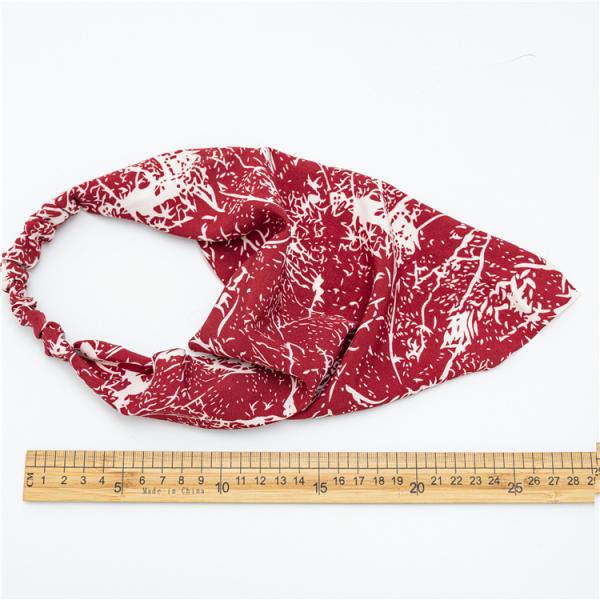 Floral elastic hair band for girl kerchief Headwear cross border bow hair accessories scarf hair corset