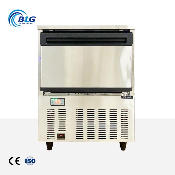 BLG Spray Ice Making Square Big Cube Ice Machine Crystal clear Stainless Steel Whisky bar Shop 100kg  China Best Factory