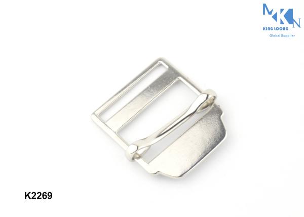 Fashion Style Metal Belt Buckle 25mm Pin Buckle Nickle Color Plating For Fabric Belt