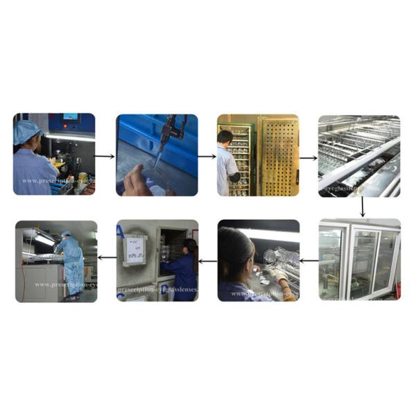 Semi Finished 1.56 Index Lenses Round Top AR Coating 42 Abbe Value