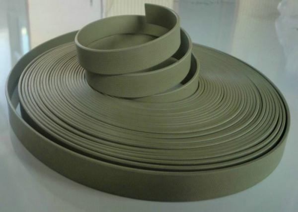 Brown PTFE Guide Stripe Tape (GST) with 60%PTFE + 40%bronze for High Temperature -60°C to +260°C and Low Friction Coefficient
