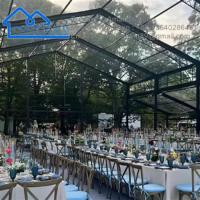 Tenda de cor personalizada de alumínio de liga de alumínio grande tenda de atividade de exposição de casamento