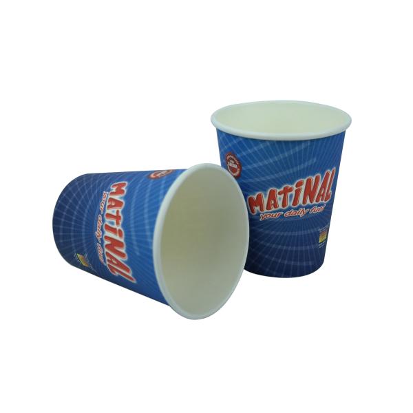 PE Coated Insulated Paper Coffee Cups , 300ml FDA Disposable Drinking Cups