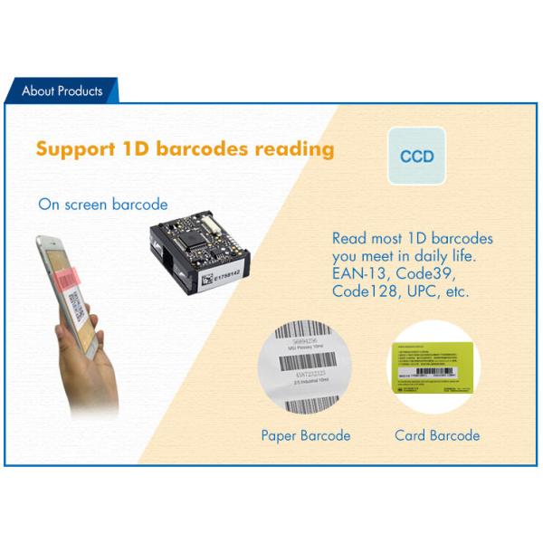 1D Barcode Scanner Module TTL232 Cable with Long Distance Reading