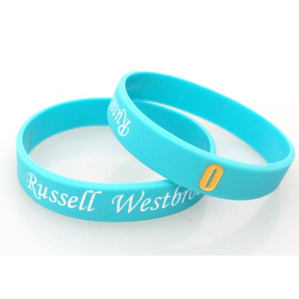 QR Code custom Silicone bracelet wristband for adlut boys girls school company words logo sign