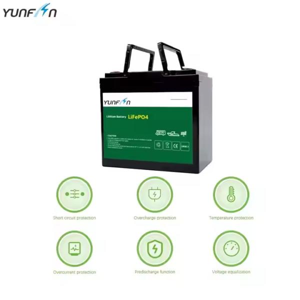 Motorcycle Lithium Ion Battery Of Reliable Engine Starting About 12V 50ah And Cycle Life 5000 Times