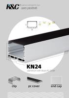 Enveloppe en aluminium de bande de LED avec le diffuseur de la Manche de W50mm*H35mm LED