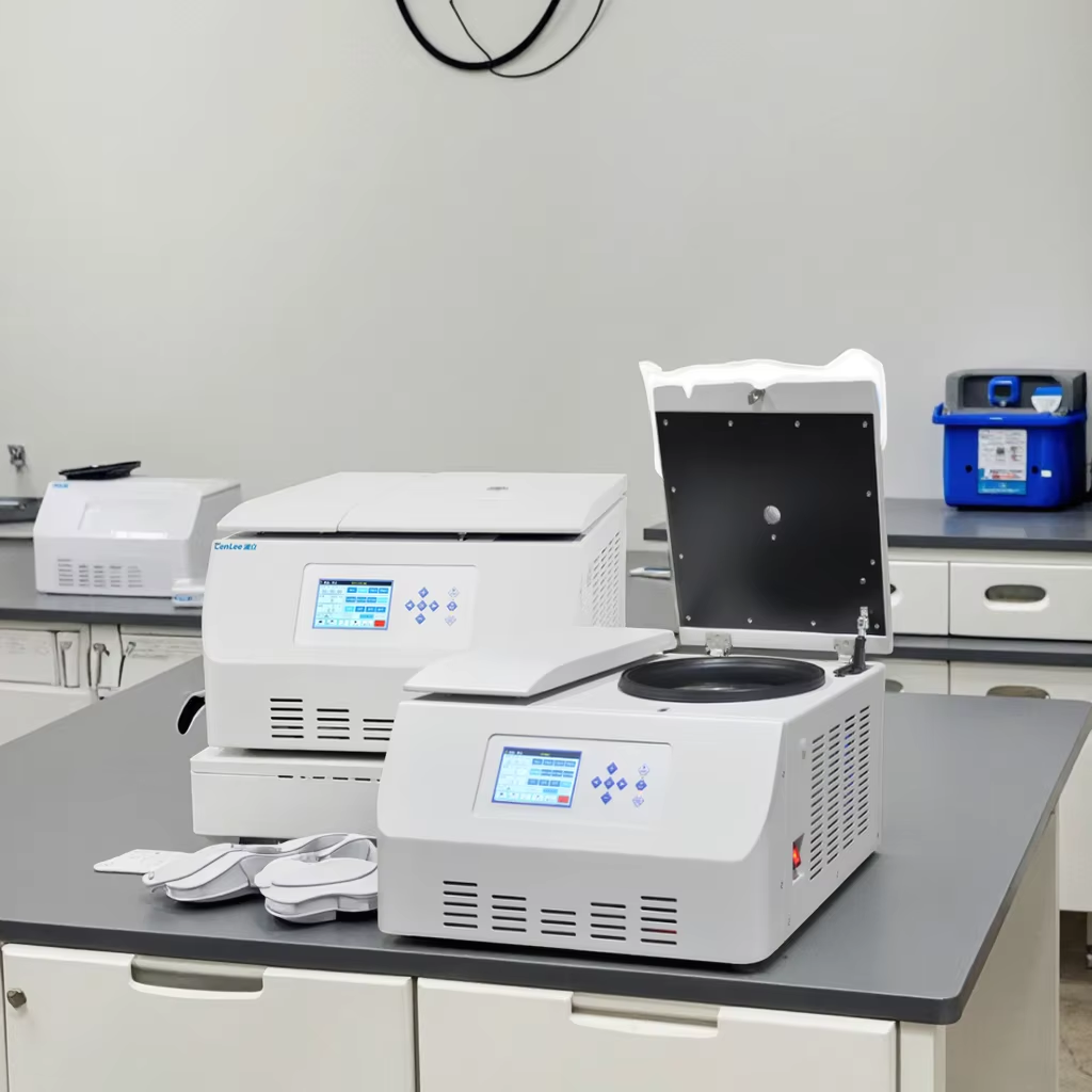 16600rpm 50ml 5ml Bench Top Refrigerated Centrifuge for Semen Component Separation -20-40C Laboratory Use Biological Research