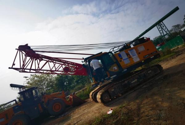 Boom 37m Used Crawler Cranes 55 Ton 2019 Model SANY SCC550A Efficient Operation