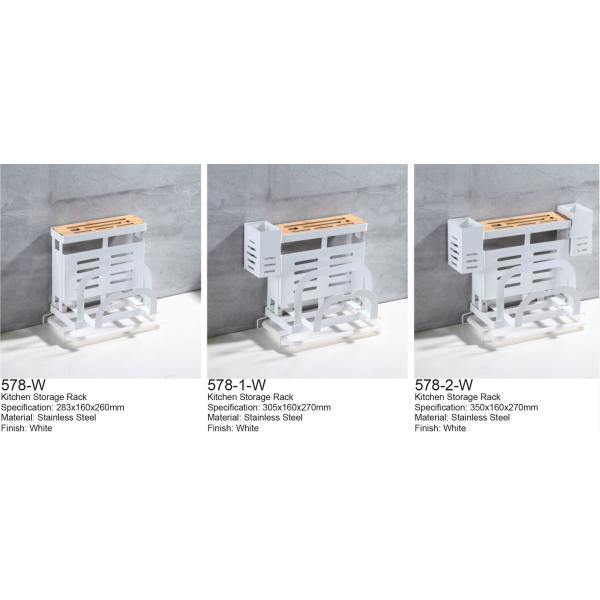 Fireproof Kitchen Countertop Shelf Rack , Pot Cover Holder 13x6x10inch Specification