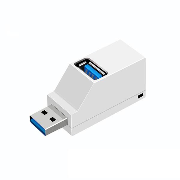 PC Laptop  ROHS 3 Ports 480mbps USB 2.0 3.0 Splitter Box