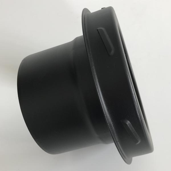 Powder Coating Black Chimney Pipe Diameter 80mm-350mm For Wood Heater