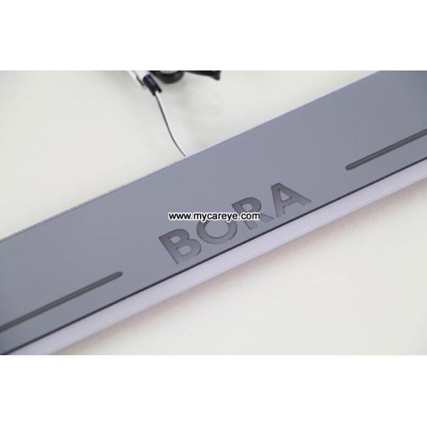 Volkswagen VW Bora car moving door floor lights LED door scuff plate light