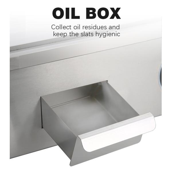 Электрические грилы Грилы с нержавеющей сталью Плоская верхняя плита Температурный диапазон 50-300C