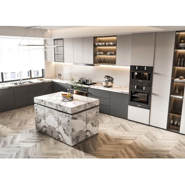 Современный дизайн Малый шкаф для кухни Хранилище Шаблон L Модульный шкаф для отеля