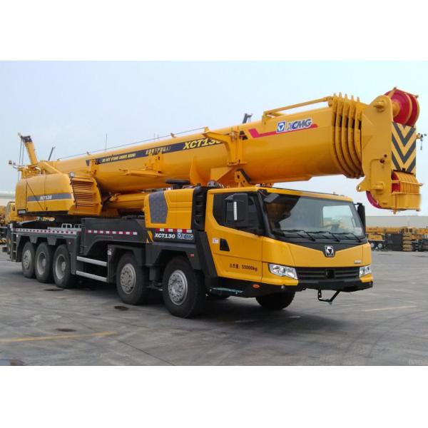 130 Ton Construction All Terrian crane equipment XCT130 , 80km / h