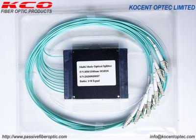 MM OM2 OM3 OM4 Fiber Optic Multimode Splitter 1*8 1*4 1*16 1*2 ABS Box Type