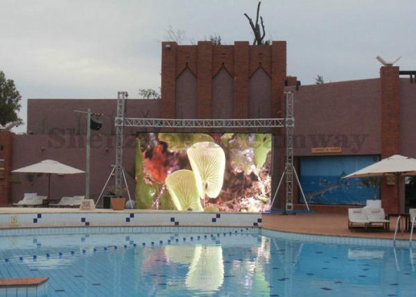 P3.91 Outdoor Stage Led Display Screen Hire Waterproof With Vivid Display Effect