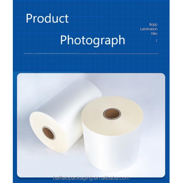27 Micron BOPP Thermal Lamination Film Matt Thermal Lamination Film Dry Laminating by Korea Eva Plastic Glue