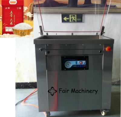 máquina de empacotamento do vácuo do arroz de 5kg 1.2KW, única máquina de embalagem do vácuo da câmara 50VAC