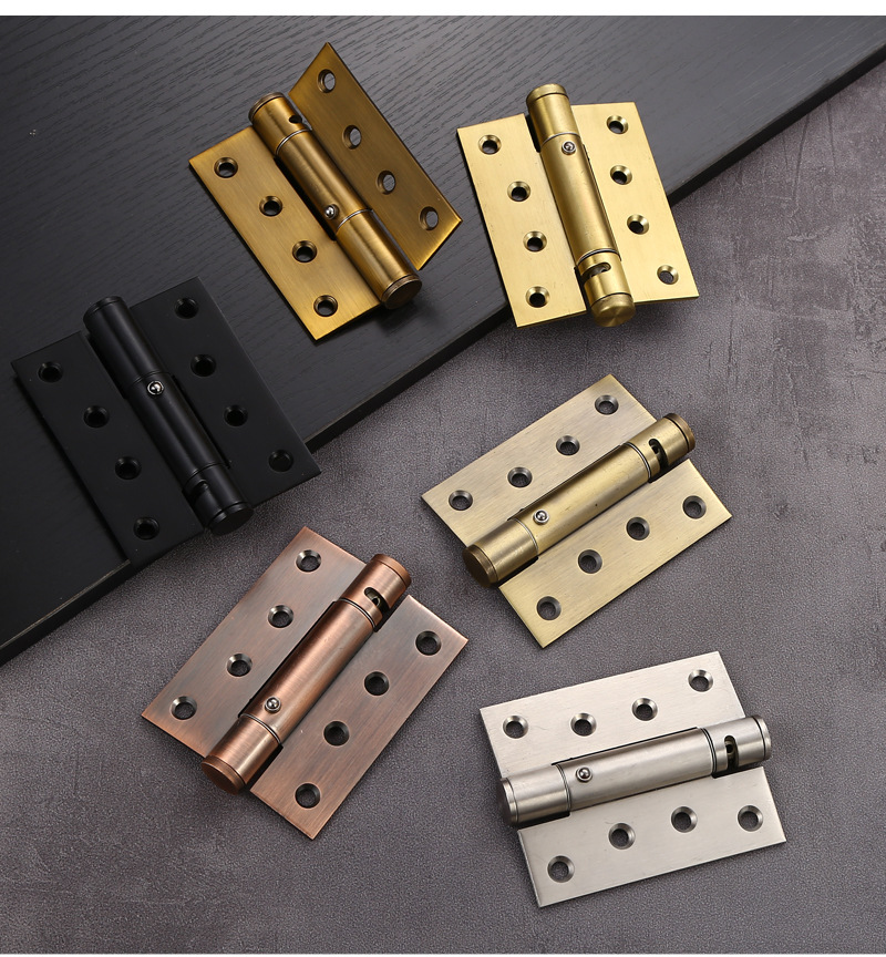 Modern Style 90 Degree Adjustable Automatic Positioning Flat Opening Invisible Door Damping Buffer Hinge 35mm Living Room