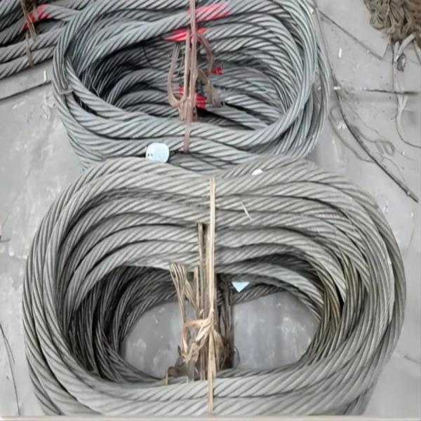Sling de cuerda de alambre de acero inoxidable galvanizado para levantar cumple con ANSI