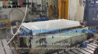 Custom SMC Shower Pan Molds 300000 Shots Life Precision Tooling