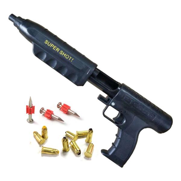 Customizable Logo Extendable Ceiling Tool Anchor Plasterboard Nail Gun with Silencer