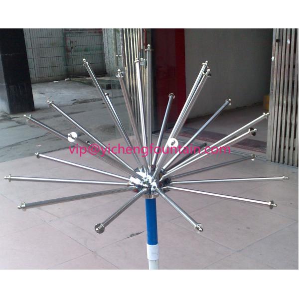 Hemisphere Fountain Nozzle Crystal Ball Water Fountain Nozzles Brass / Chrome Material