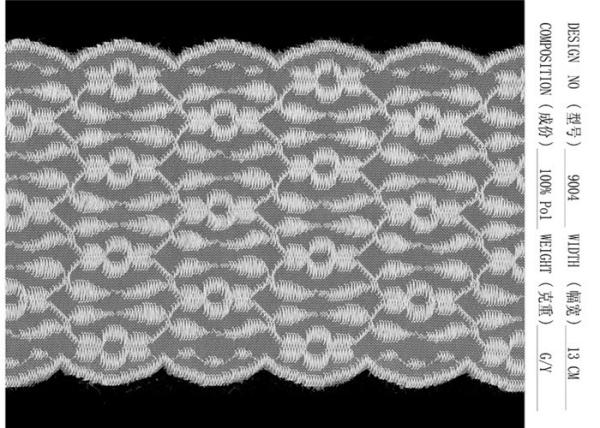 Underwear Lingerie Lace Fabric Embroidery Lace Trim Customized