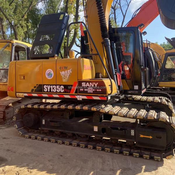 Basse consommation de carburant Sany 135C Excavator pour les projets de construction